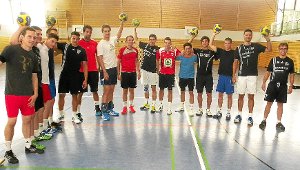 Die Handballer des Schweizer Handball-Drittligisten VH Brugg waren in ihrem dreitägigen Trainingslager begeistert von den Vorzügen der Dreifeldsporthalle.  Foto: Bombardi Foto: Schwarzwälder-Bote