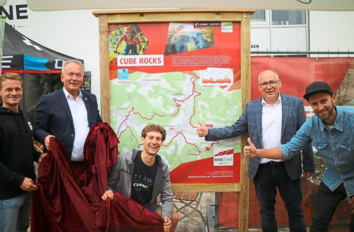Cube-Rock-Trail: Neuer Mountain-Bike-Trail in Albstadt eröffnet