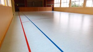 Der Boden in der Turn- und Festhalle Dietersweiler ist optimal für den Sport, aber nicht für Veranstaltungen.  Foto: Breitenreuter