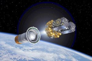 Nach Angaben der Europäischen Raumfahrtorganisation (Esa) kreisen die beiden Satelliten nicht in der richtigen Umlaufbahn um die Erde. (Handout) Foto: dpa