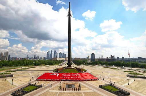 Der Siegespark in Moskau mit Militärmuseum ist eine monumentale Anlage. Foto: IMAGO/ITAR-TASS/IMAGO/Alexander Shcherbak