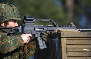 Das Sturmgewehr G36 ist umstritten. Foto: dpa-Zentralbild