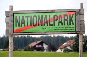 Die Gegner des Nationalparks Nordschwarzwald machen weiter Front gegen die Pläne der Landesregierung – hier auf einer Wiese bei Baiersbronn. Foto: dpa