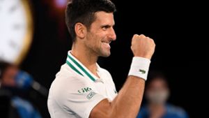 Novak Djokovic zum neunten Mal in Melbourne im Endspiel