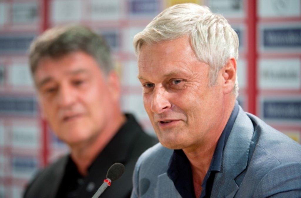 Am Montag ist Armin Veh als neuer Trainer beim VfB Stuttgart vorgestellt worden.