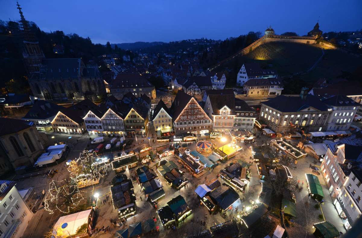 Auch in Esslingen fällt der Weihnachtsmarkt aus (Archivbild). Foto: dpa/Franziska Kraufmann