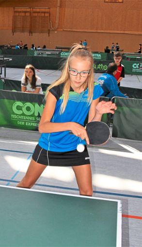 Lara Mittmann (Furtwangen/Schönenbach) ist zweitbeste U15-Spielerin in ganz Südbaden. Foto: Schwarzwälder Bote