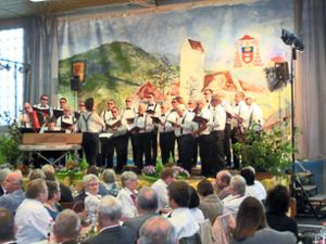 Ein ansprechendes Konzert mit großer Vielfalt veranstaltete der MGV Riedböhringen am Samstagabend in der Mehrzweckhalle.  Foto: Freitag Foto: Schwarzwälder-Bote
