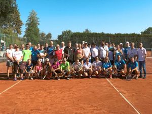 Neun Mannschaften  traten  beim Vorstandscup des Loßburger Tennisclubs an. Foto: Tennisclub Foto: Schwarzwälder Bote