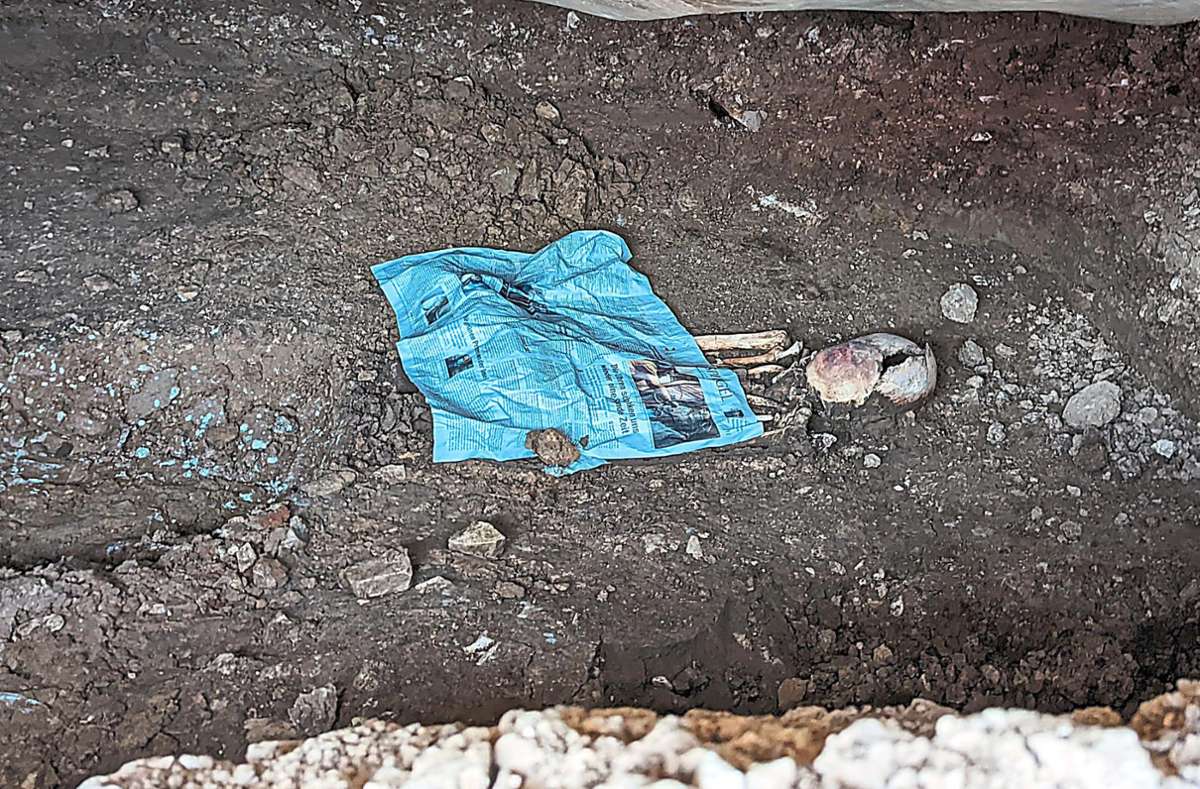 Die Überreste menschlichen Lebens, die hier liegen, in einem Grabfeld in Gutmadingen, sollen auf die Merowinger zurückgehen. Foto: Spitz