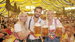Fürstenberg Brauerei bietet auf Cannstatter Wasen Zelt mit 3300 Plätzen