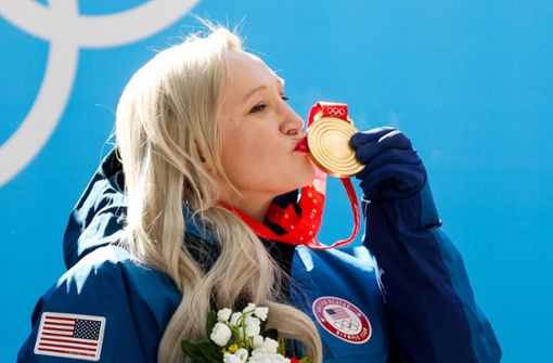 Die erste Monobob-Olympiasiegerin der Geschichte: Kaillie Humphries (USA). Foto: imago//Anton Novoderezhkin