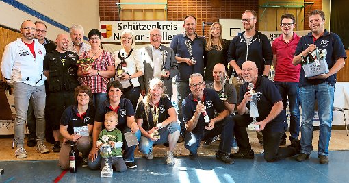 Die erfolgreichen Teilnehmer des Nordstetter Vereinspokalschießens. Foto: Tischbein Foto: Schwarzwälder-Bote