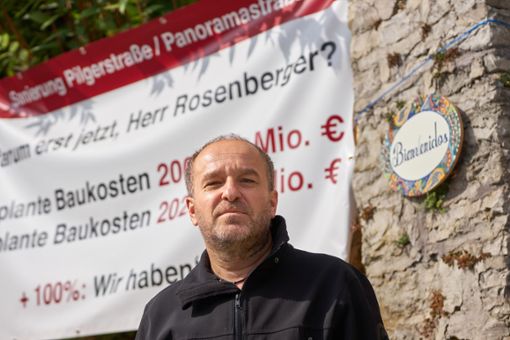 Frank Fahrner, Sprecher der IG Panoramastraße, wünscht sich  von der  Stadtspitze ein lösungsorientiertes Verhalten. Foto: Lück