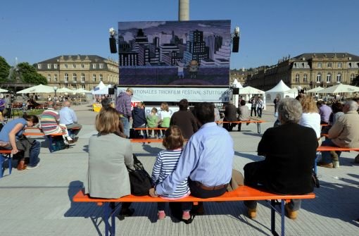 Vom 23. April an können Filmfans unter anderem auf dem Schlossplatz kostenlos Filme sehen. Foto: dpa