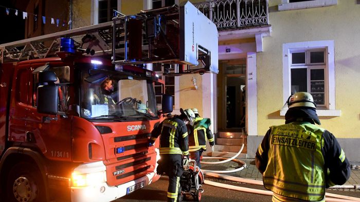 Brand in Lahrer Erdgeschosswohnung - ein Bewohner im Krankenhaus
