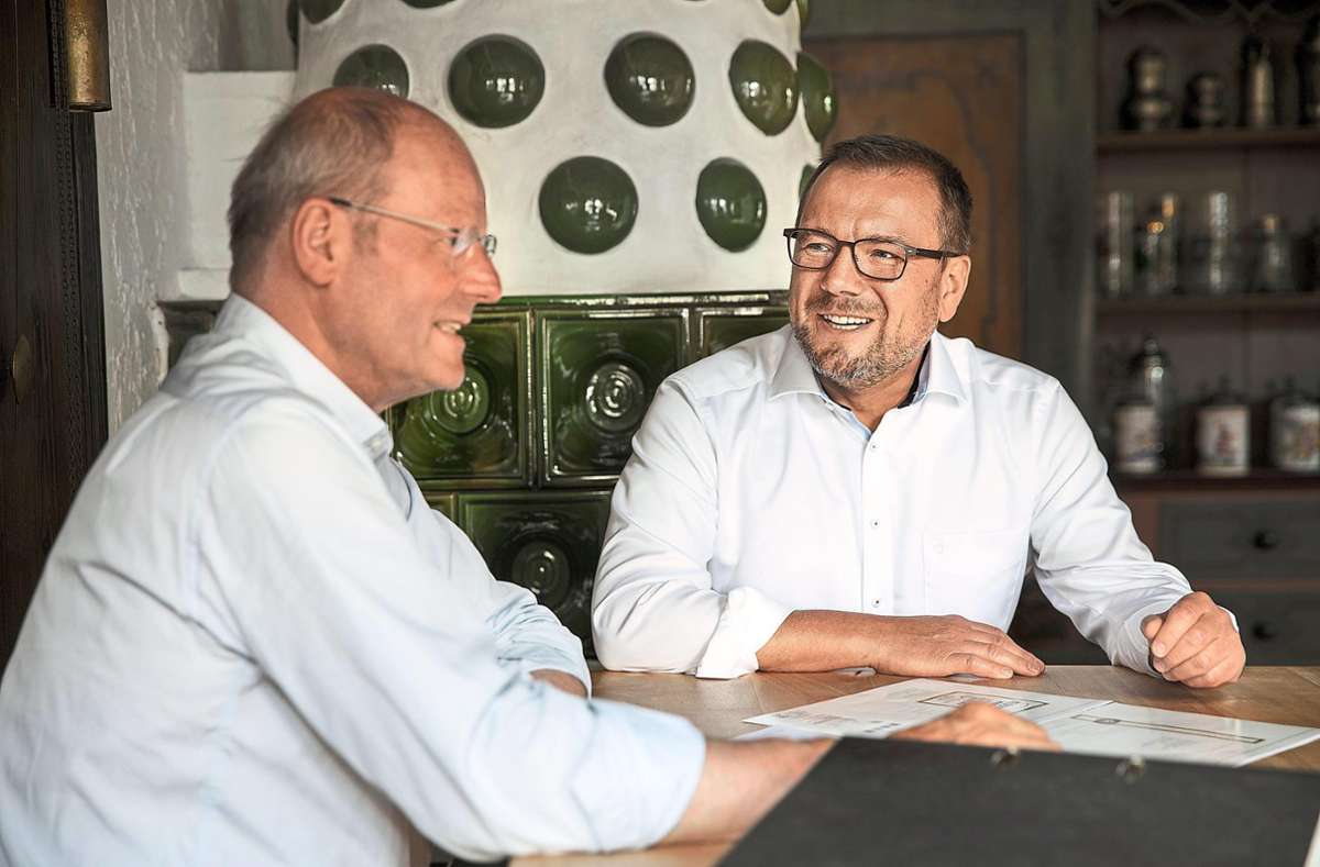 Die Geschäftsführer Carl Glauner (links) und Markus Schlör. Foto: Klosterbräu