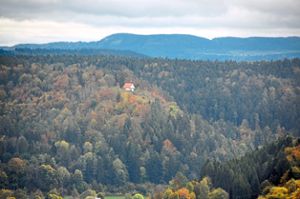 Ein großer Holzeinschlag ist in den Wäldern  Altoberndorfs geplant. Der Kreuzweg zur Kapelle ist für Radfahrer gesperrt. Foto: Wagner Foto: Schwarzwälder-Bote