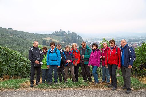 Die Schwarzwaldvereins-Ortsgruppe Hardt auf dem Ortenauer Weinpfad im Oktober 2016. Foto: Müller Foto: Schwarzwälder-Bote