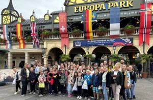 50 Kinder aus der Ukraine besuchten den Europa-Park. Foto: Europa-Park