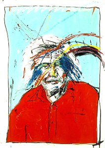 Ein Porträt über Felix Schlenker von Julio Rondo y Blanco, 1979, Öl und Aquarell auf Papier, ist in der Ausstellung der Städtischen Galerie ab Sonntag, 6. Februar, zu sehen.  Foto: privat Foto: Schwarzwälder-Bote