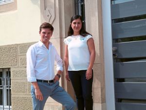 Zwei neue Richter am Oberndorfer Amtsgericht: Raphael Lutz-Hiller und Emine Guel-Gedik Foto: Danner