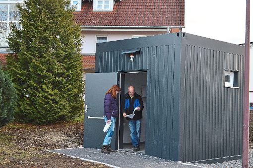 Das neue WC in der Waldmössinger Ortsmitte. Foto: Herzog Foto: Schwarzwälder-Bote