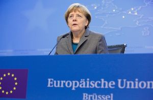Bundeskanzlerin Angela Merkel (CDU) Foto: EPA