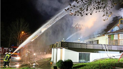 Bei dem Feuer Ende November entstand ein Sachschaden in Höhe von 600 000 Euro. (Archivbild) Foto: Feuerwehr