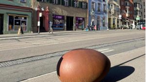 Stahl-Ei muss am Friedrichsplatz weichen