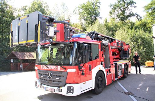 Die Feuerwehr Bisingen hat das neue Fahrzeug im Laufe des Sommers ausgiebig vor Ort getestet. Foto: Wahl
