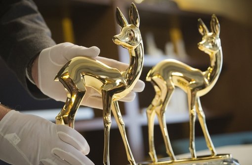 In 17 Kategorien wird der Medienpreis Bambi am Donnerstag in Berlin verliehen. Acht Preisträger stehen bereits fest. Wir stellen sie in unserer Fotostrecke vor. Foto: dpa