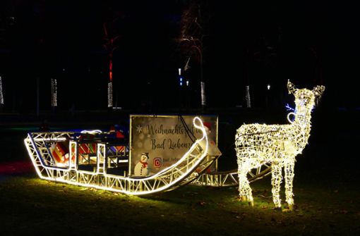 Der Kurpark von Bad Liebenzell war im vergangenen Jahr weihnachtlich geschmückt. das wird auch in diesem Jahr so sein. Foto: Ketterle