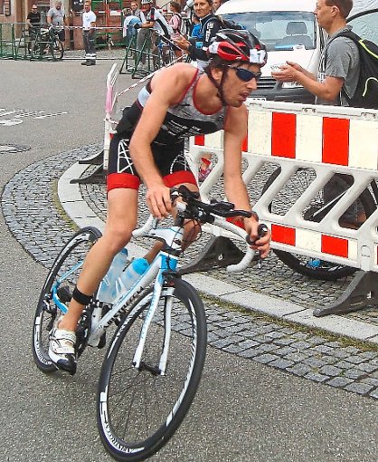 Gut unterwegs war Patrick Reger aus Wilflingen, der beim Breisgau-Triathlon mit starken Zeiten über die Mitteldistanz aufwartete.  Foto: Frei Foto: Schwarzwälder-Bote