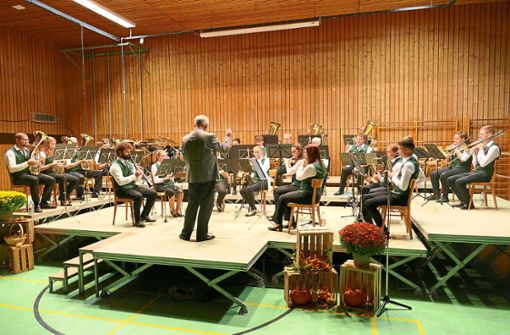 Der Musikverein Hondingen unterhält beim Doppelkonzert. Foto: Schwenk