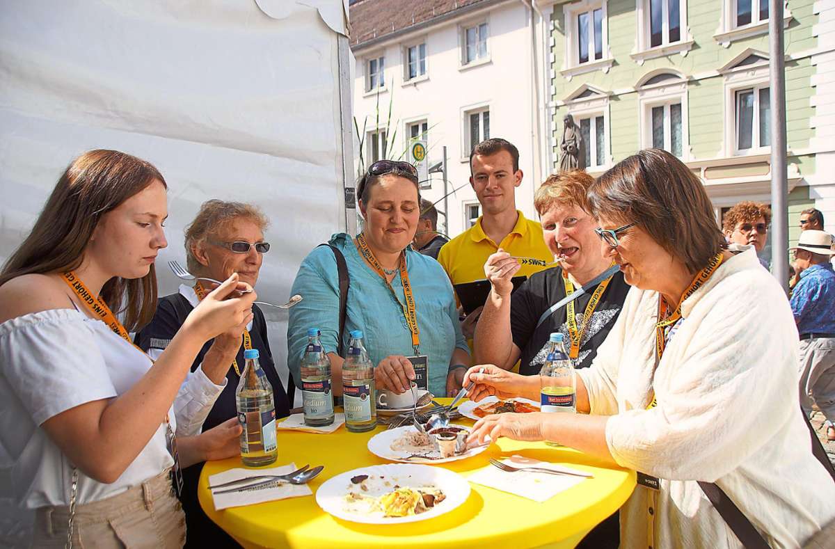 Schlemmermeile in Hüfingen: Acht Gastronomen kochen bei SWR 1 Pfännle um die Wette