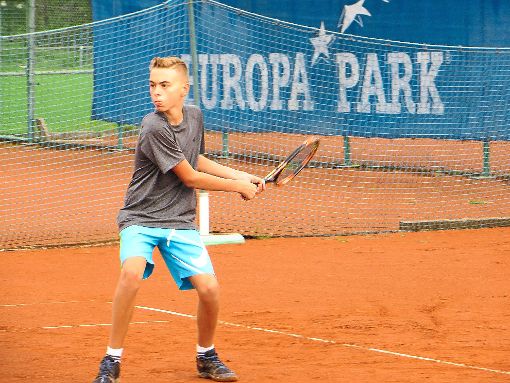 Tim Altfreder vom Tennisclub Ettenheim gewann bei den Junioren U12. Foto: Furtwängler Foto: Schwarzwälder-Bote