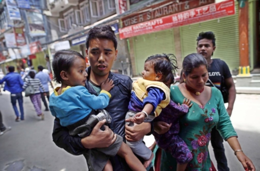 In Nepal hat es ein heftiges Nachbeben gegeben.