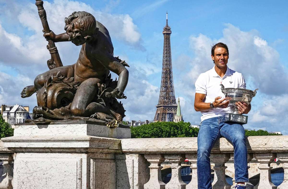 Der Gigant von Paris: Tennisprofi Rafael Nadal Foto: dpa/Michel Euler