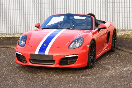 Dieses rote Porsche-Cabrio schaffte es auf den ersten Platz. Fotos: Wendland Foto: Schwarzwälder-Bote