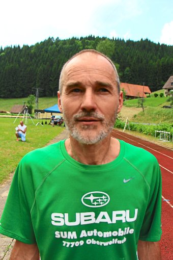 Der Schapbacher Erich Faist geht beim 10 Kilometer-Lauf an den Start. Letztes Jahr kam er in der Zeit von 41:18 min. als 20. ins Ziel.  Foto: Weis Foto: Schwarzwälder-Bote