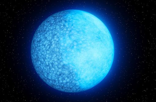 Der Weiße Zwergplanet leuchtet  in geheimnisvollem Blau in die Tiefen des Weltalls. Foto: K. Miller/Caltech/IPAC/dpa