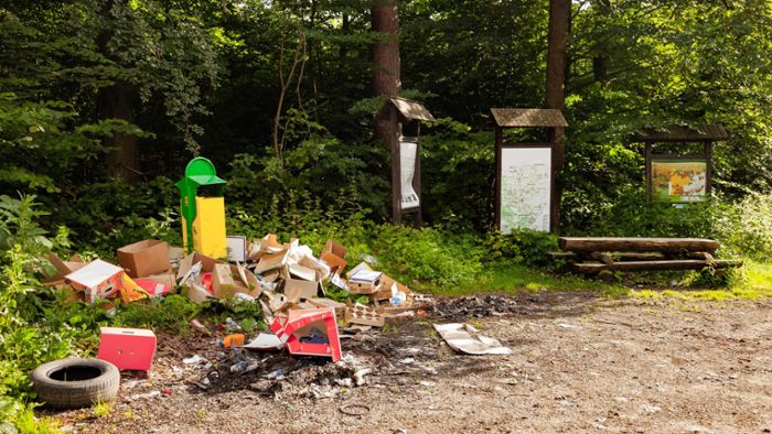 Müll soll bei Landschaftsputz getrennt werden - Ostdorfer sind sauer