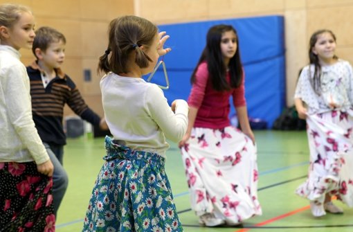 Beim Projekt Tanznest lernen sich Kinder mit und ohne Trisomie 21 kennen Foto: Jan Reich
