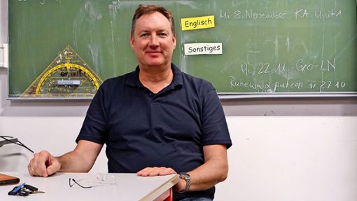 Wolfgang Hersmann unterrichtet als Quereinsteiger an der Gemeinschaftsschule in Horb. Foto: Schneider