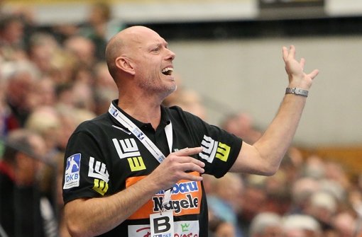 Frisch-Auf-Trainer Magnus Andersson (Foto) kann bis zum Sommer 2016 auf Jona Schoch zählen. Foto: Pressefoto Baumann