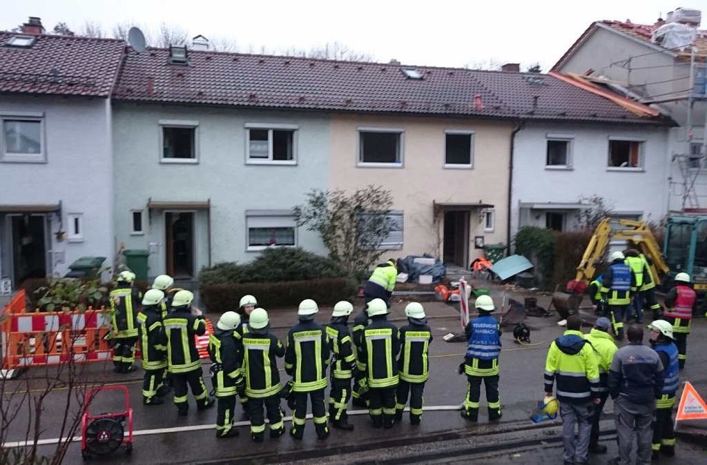 Wegen eines Gaslecks mussten mehrere Häuser in Marbach geräumt werden.