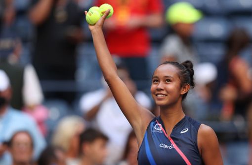 Spielt ein ganz starkes Turnier bei den US Open: Leylah Fernandez Foto: AFP/ELSA