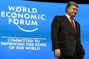 Der ukrainische Präsident Petro Poroschenko hat Russland in Davos der Aggression gegen sein Land bezichtigt. Foto: dpa
