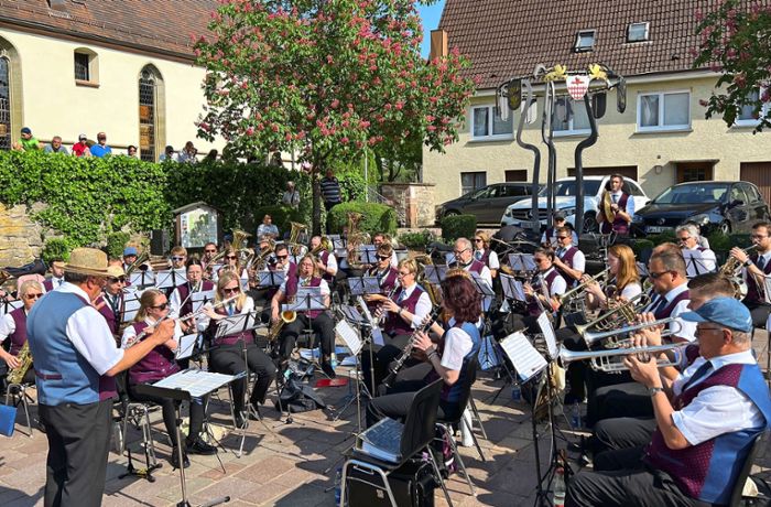 Tagwache in Haiterbach: Mit flotter Marschmusik ziehen sie ab 5.30 Uhr durch die Stadt
